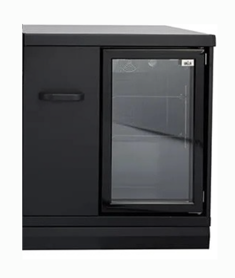 GRLLR Outdoor Kitchen Sink Open Shelve and Fridge | Full length 2.4M