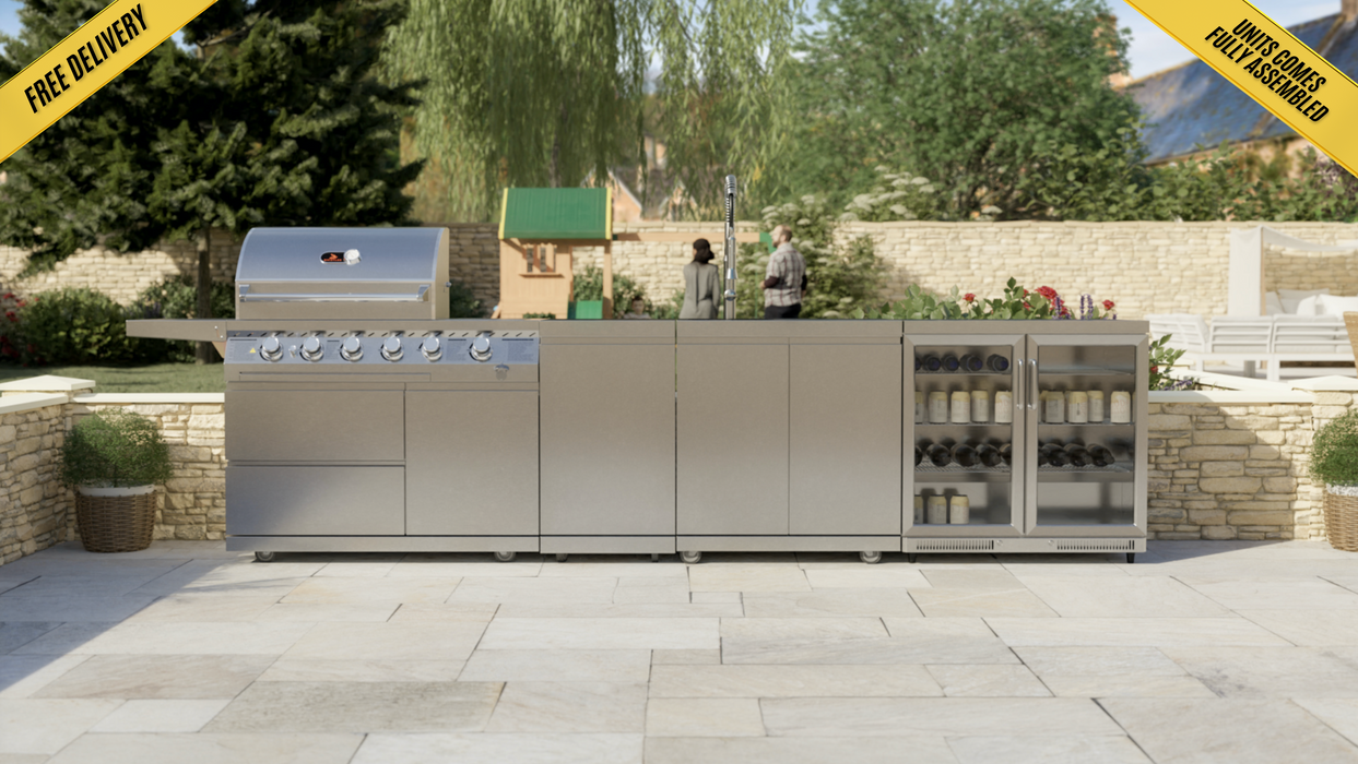 Whistler Cirencester Outdoor Kitchen - Oaksey 4-Burner