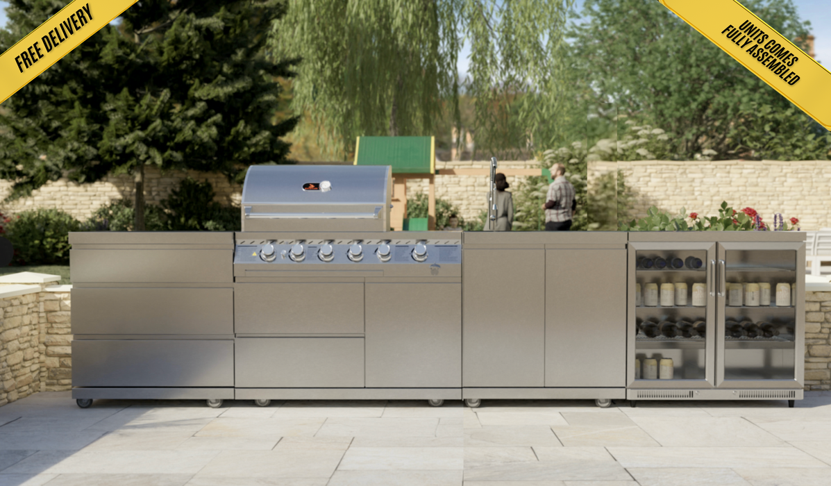 Whistler Cirencester Outdoor Kitchen - Cambridge 4-Burner