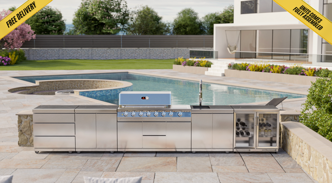 Whistler Cirencester Outdoor Kitchen - Newcastle 6-Burner