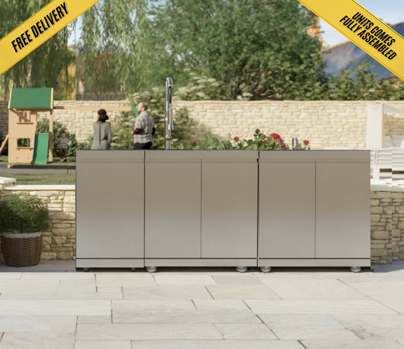 Whistler Cirencester Outdoor Kitchen -  Sink Plus Double Door