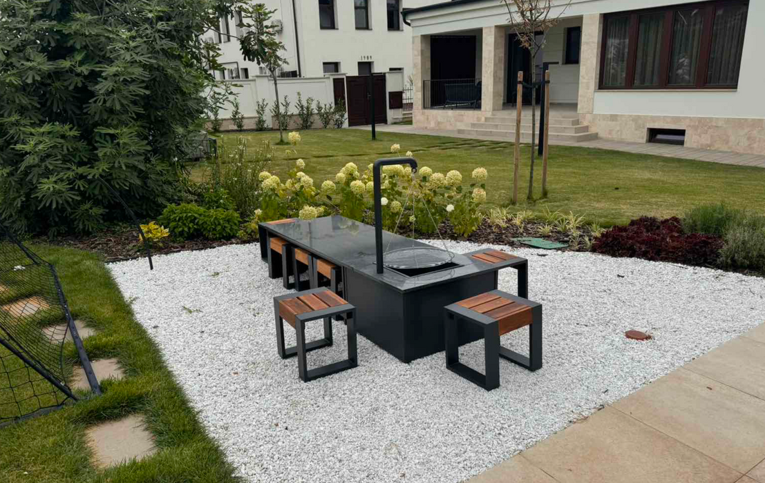 File Mignon Table and Firepit