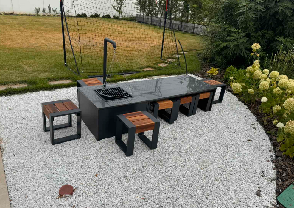 File Mignon Table and Firepit