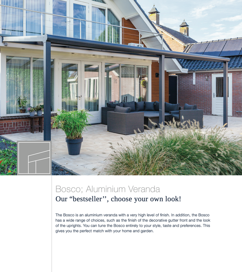 Bespoke Aluminum Veranda with Two Sliding Doors - 5m x 6m