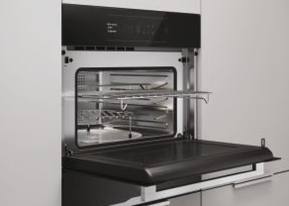 Hoover HMC34C5S0 Built-In Compact Microwave Oven Black Glass + Stainless Steel