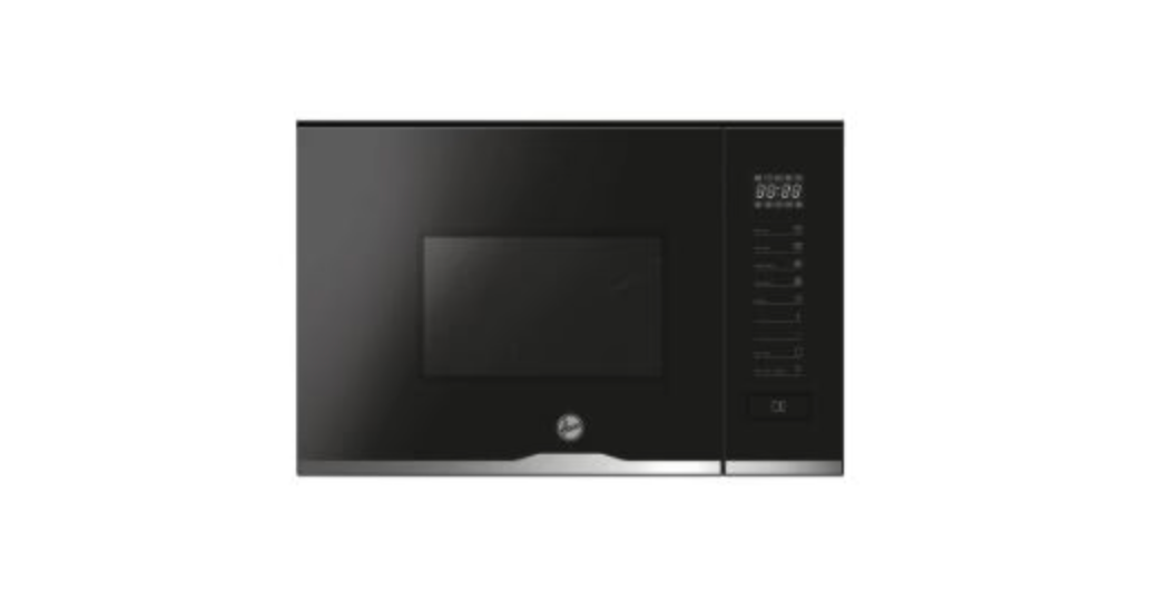 Hoover HMG20C5SB-80 38cm Built-In Microwave Combi Black Glass+Stainless Steel