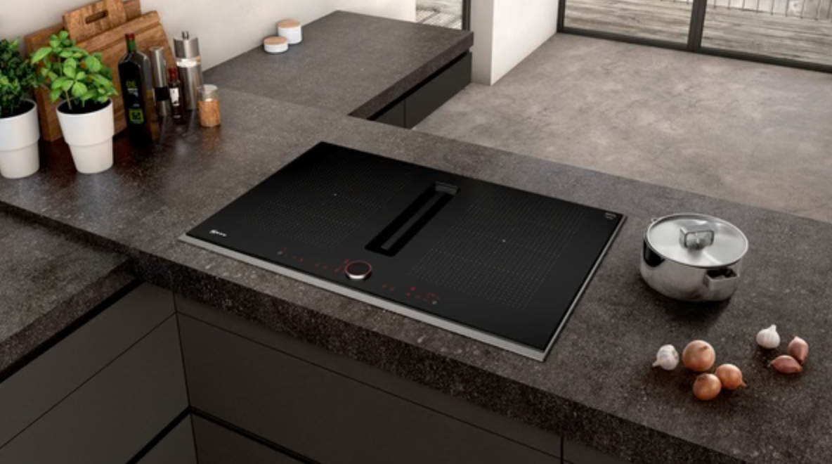 NEFF N90 Induction Hob with Integrated Ventilation (80cm, Surface Mount with Frame) - Model T58TL6EN2