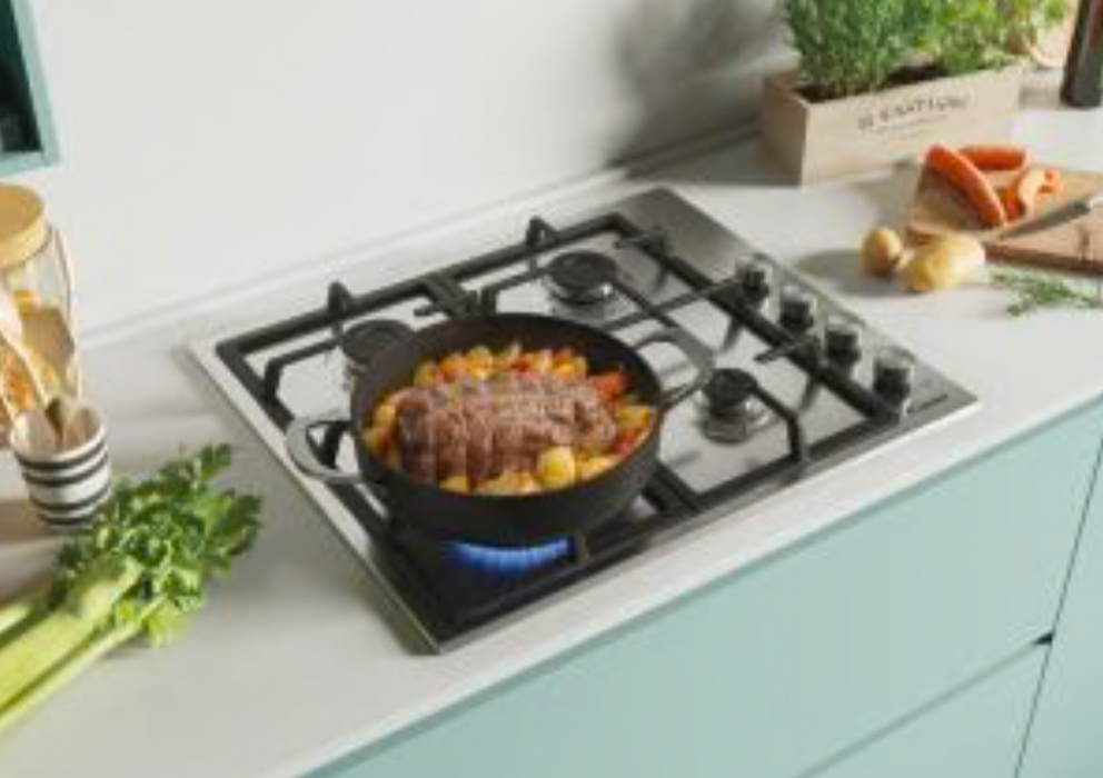 Candy CHG6LPX 4 Gas Burner Hob 60cm Stainless Steel