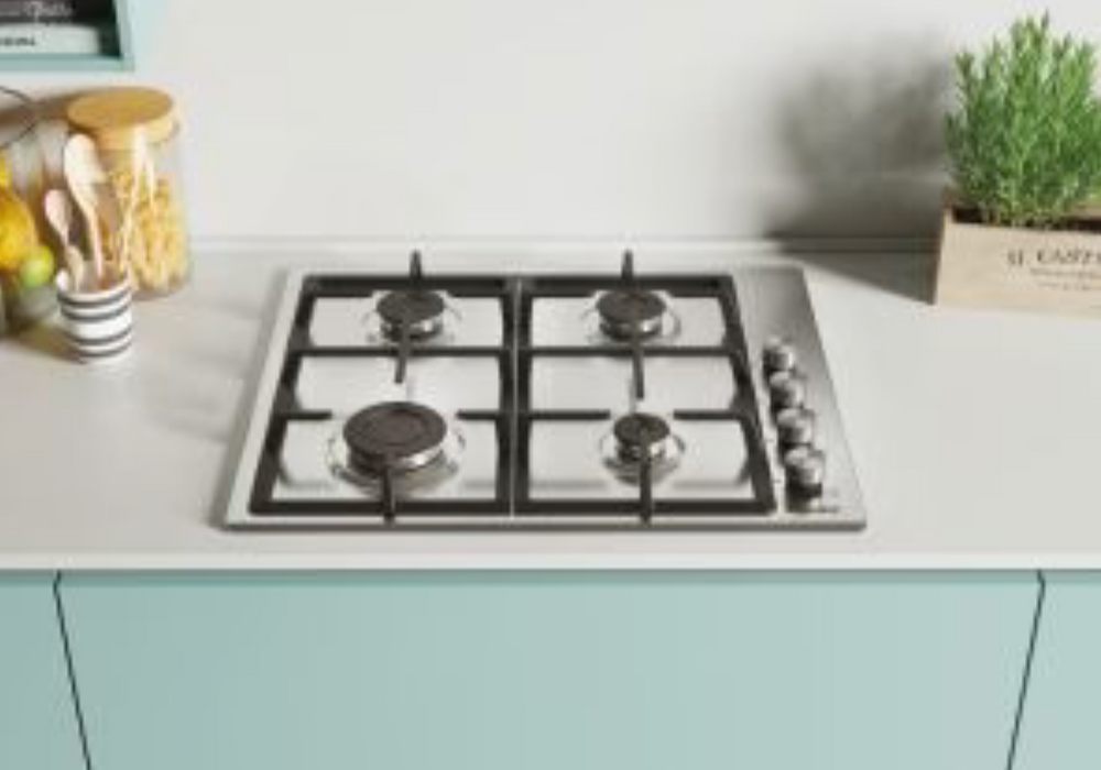 Candy CHG6LPX 4 Gas Burner Hob 60cm Stainless Steel