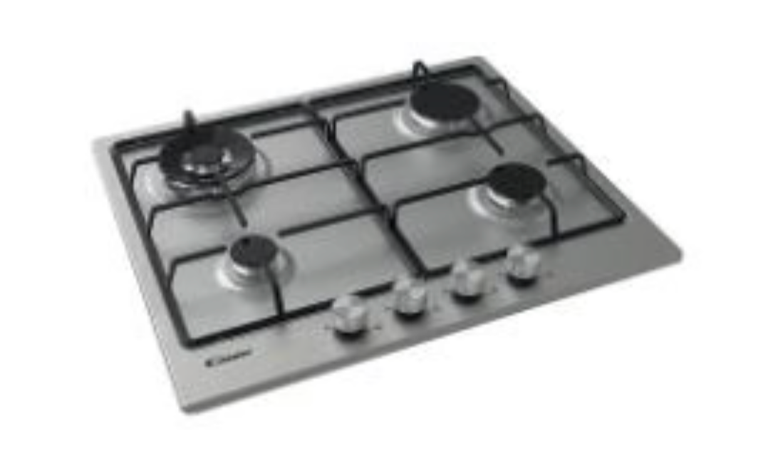 Candy CHW6BR4WPX 4 Burner Gas Hob 60cm Stainless Steel