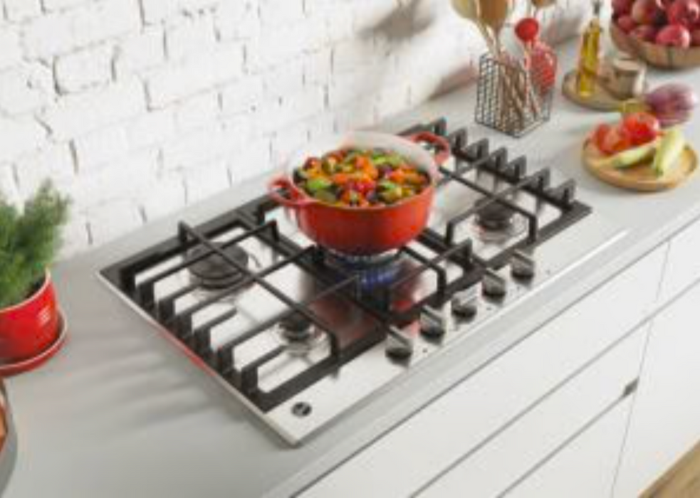 Hoover HHG75WK3X 75cm 5 BURNER GAS HOB - Stainless Steel & Inox