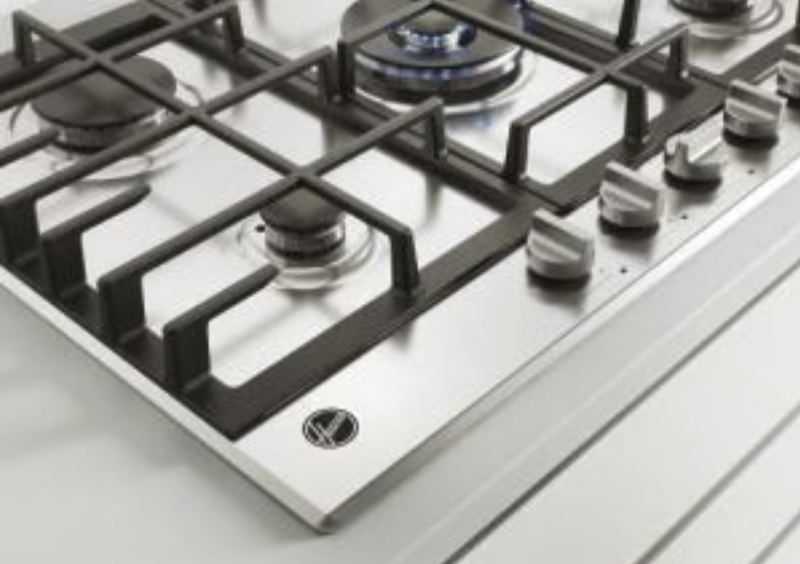 Hoover HHG75WK3X 75cm 5 BURNER GAS HOB - Stainless Steel & Inox