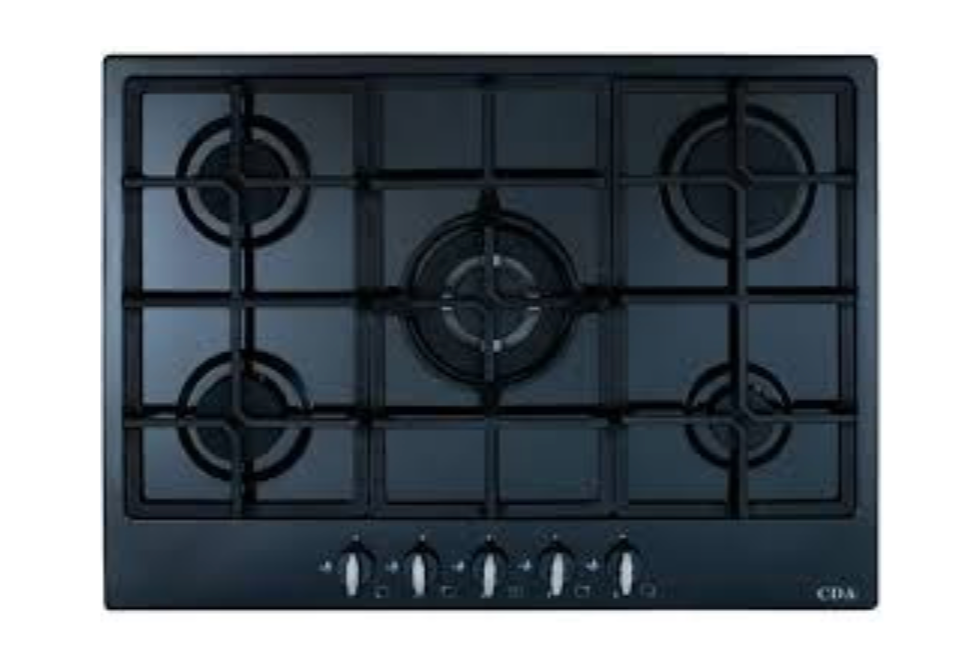 CDA HG7251BL 70cm five burner gas hob