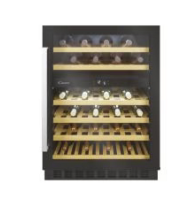 Candy CCVB60DUK/N 60cm Freestanding 46 Bottle Capacity Built-in Wine Fridge