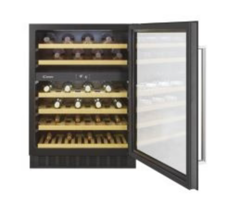 Candy CCVB60DUK/N 60cm Freestanding 46 Bottle Capacity Built-in Wine Fridge