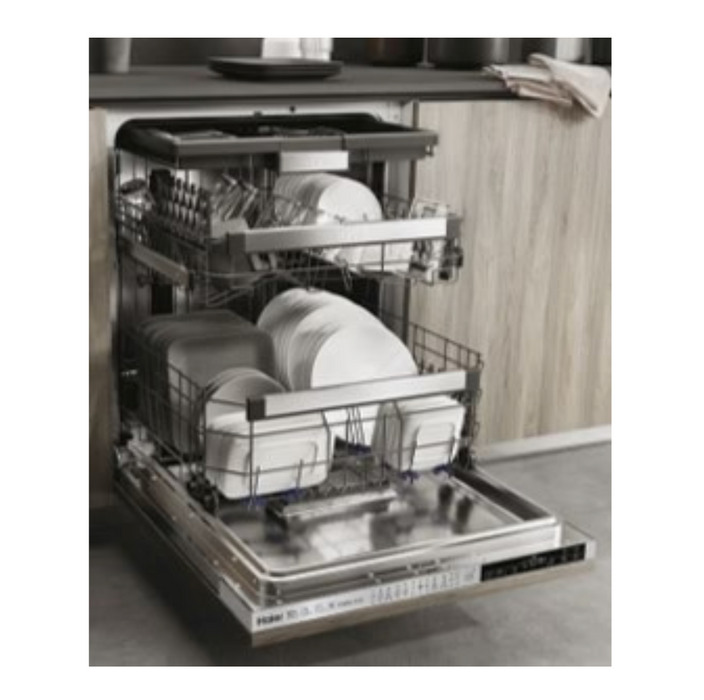 Panel Ready Haier 60cm Fully Integrated 16 place setting Dishwasher