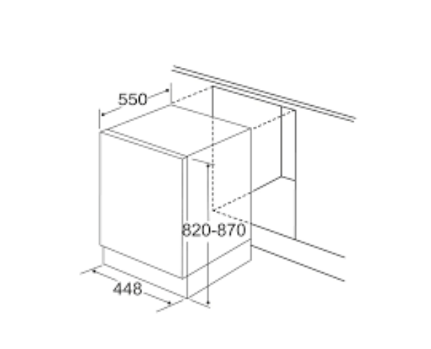 Panel Ready CDA CDI4251 45cm Slimline Fully Integrated 10 place setting Dishwasher