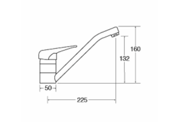 Tap CDA TC15CH Classic single lever