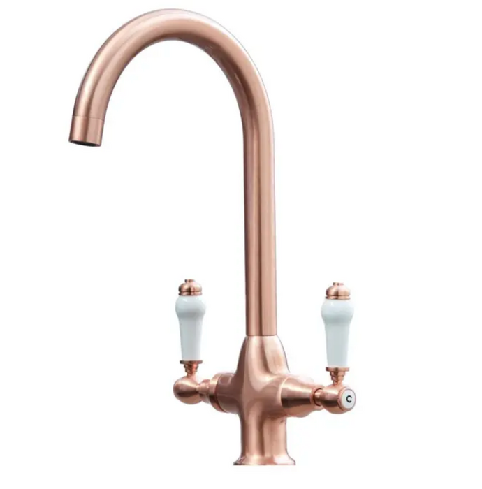 Tap Imperial Dual Lever Mixer Kitchen - Copper