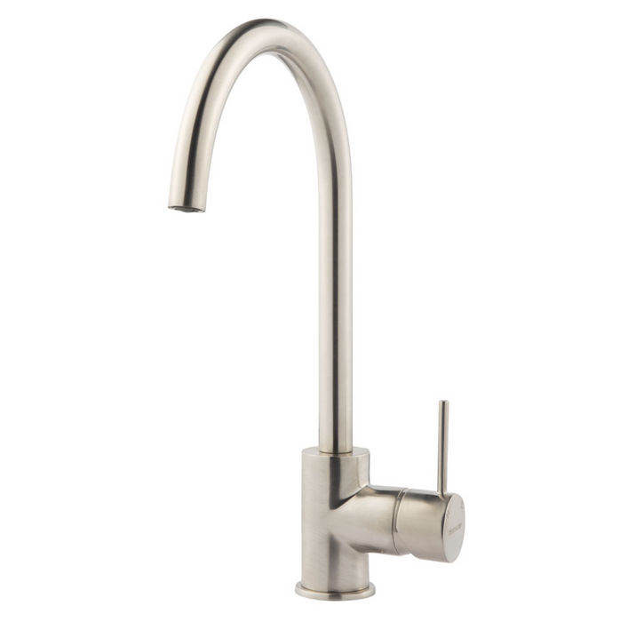 Tap Elera Mono Block Mixer Kitchen-Brushed Nickel