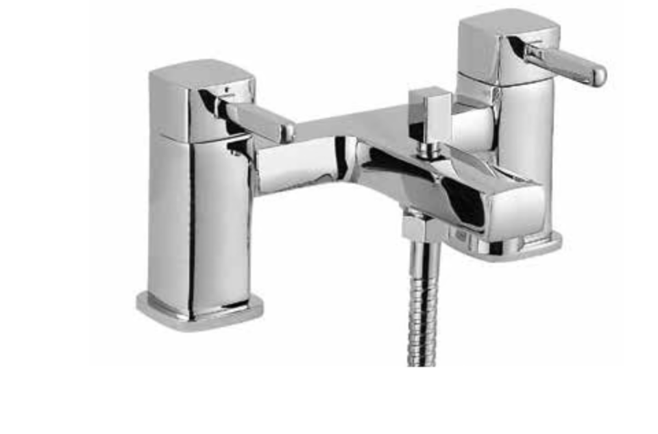 Tap Linton Bathroom Collection in Chrome finish-Bath/Shower Mixer