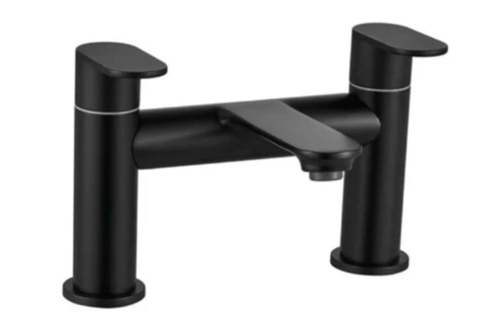 Tap Ripley Chrome Basin Mixer Black