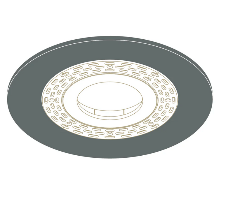 ZUMA Plaster In Frame For Flush Mounted Round Lumisonic/Luminaire (No Zuma Included)