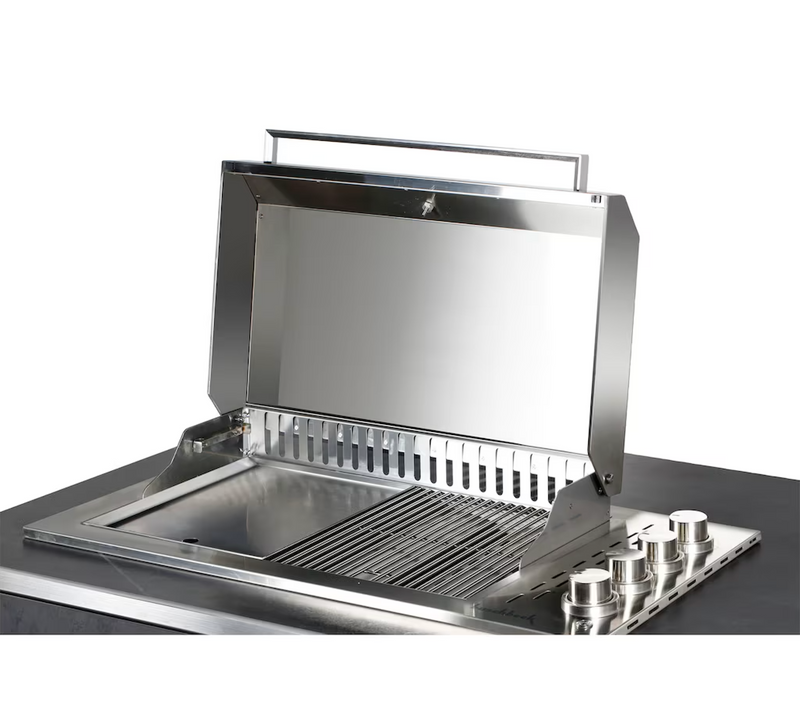 Buschbeck Derby Outdoor Kitchen – Grey Marbled Ceramic Finish 2.6M Plus Weather Protection Cover