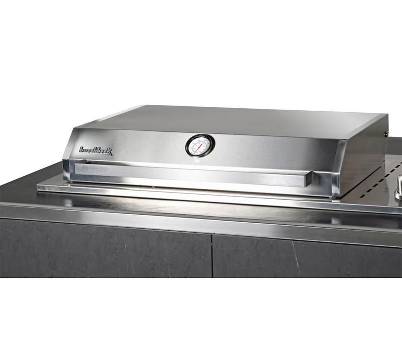 Buschbeck Derby Outdoor Kitchen – Grey Marbled Ceramic Finish 2.6M Plus Weather Protection Cover