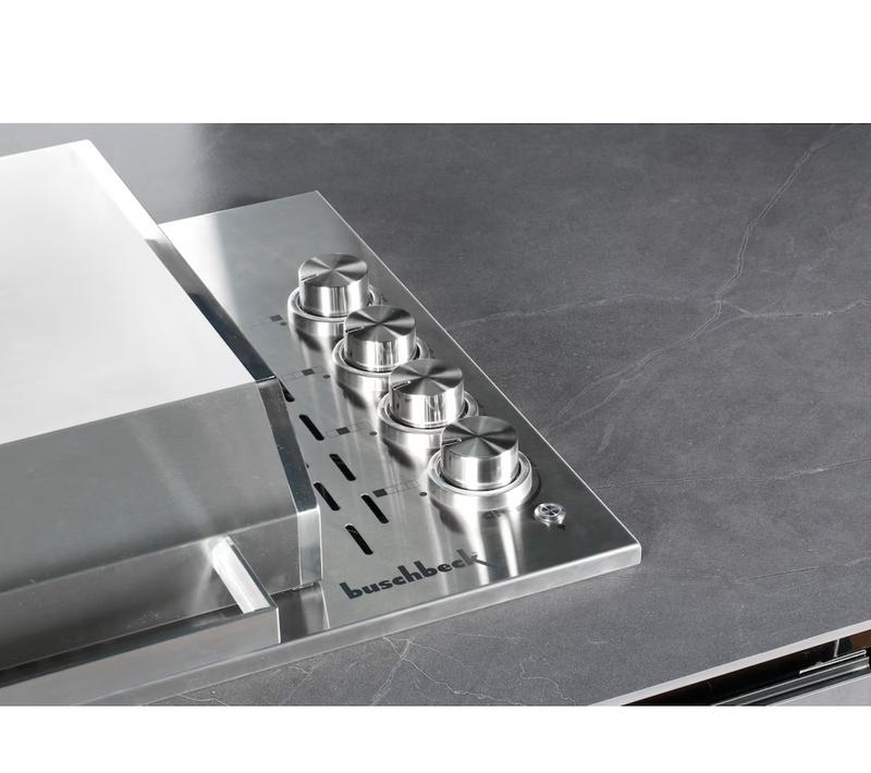 Buschbeck Derby Outdoor Kitchen – Grey Marbled Ceramic Finish 2.6M Plus Weather Protection Cover