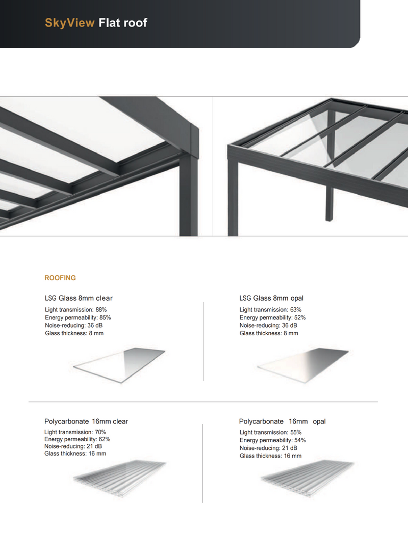 Carport TDS with Polycarbonate Width – 5 meters | Depth – 4 meters