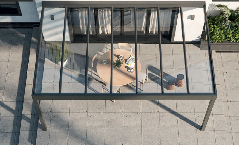 Flat Roof SkyView with Polycarbonate 16mm Width 5m x Depth 4m