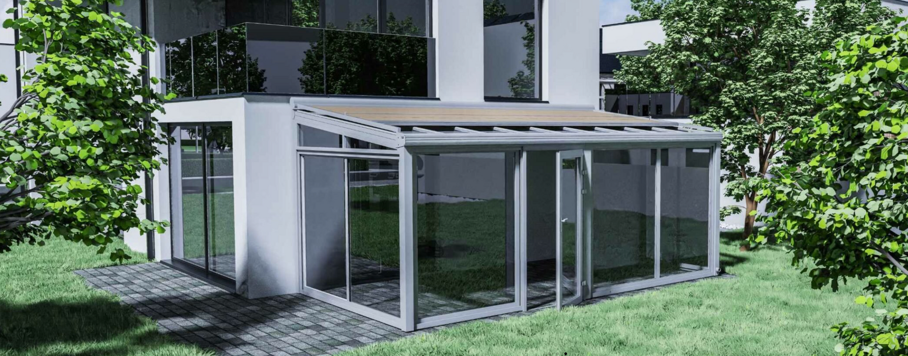 Terrace Canopy All inclosed with Sliding Doors