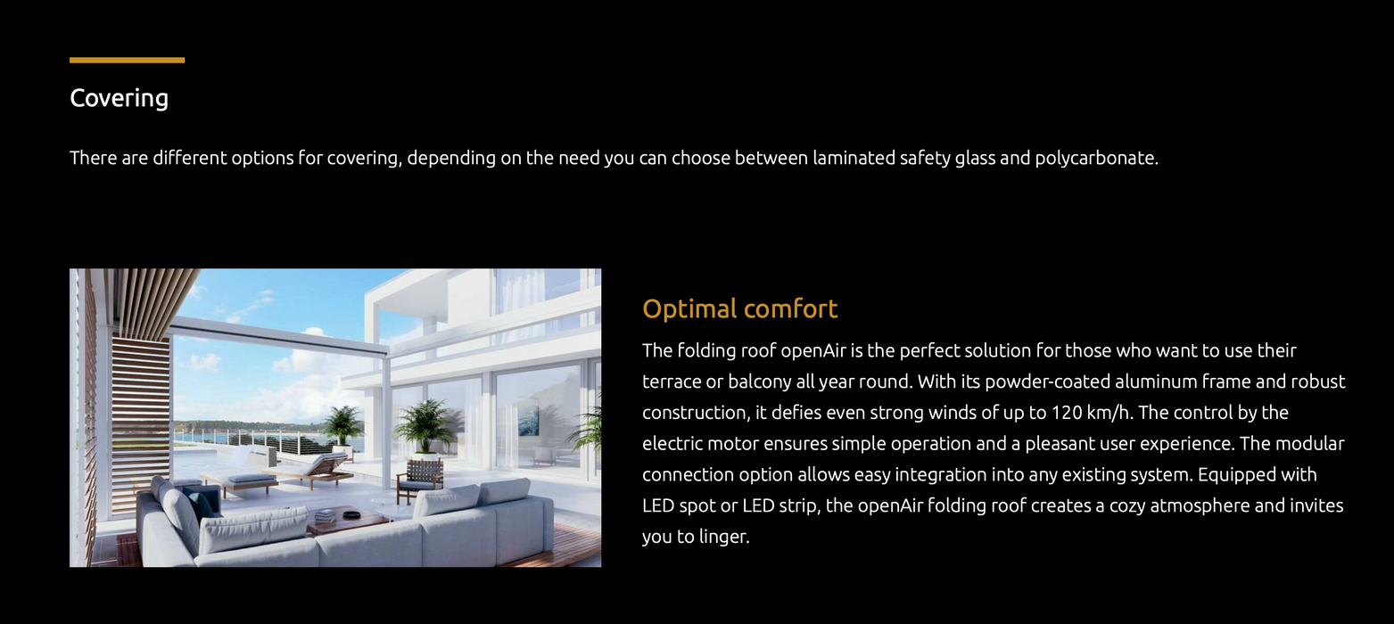 Folding Roof Terraces