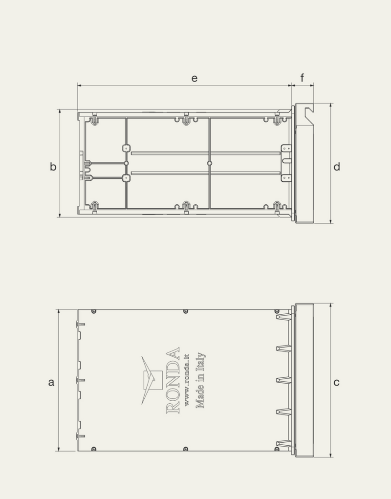 Ronda Insulated Single Drawer W413mm x H324mm