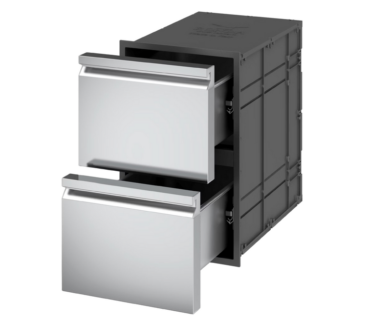 Ronda Insulated Double Drawer W413mm x H654mm