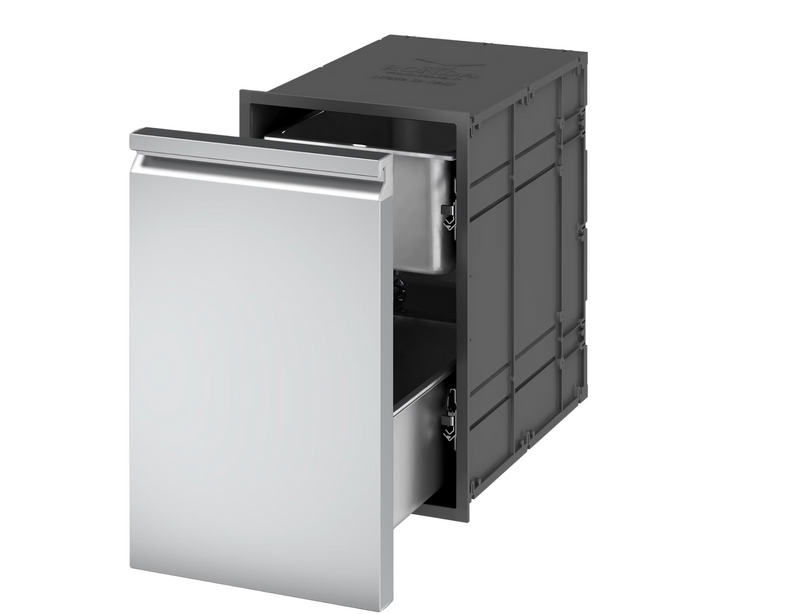 Ronda Insulated Double Drawers with Single Door W413mm x H654mm