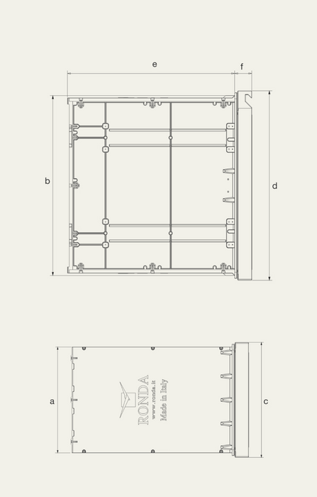 Ronda Insulated Double Drawers with Single Door W413mm x H654mm