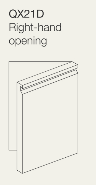 Ronda Single Door with Magnetic Gasket W454mm x H644mm