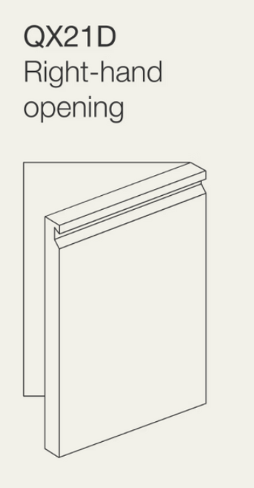 Ronda Single Door with Magnetic Gasket W454mm x H644mm