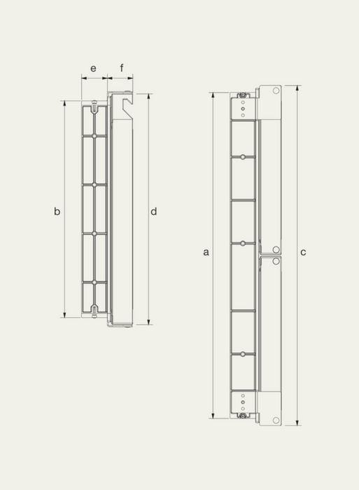 Ronda Double Doors with Magnetic Gasket W785mm x H530mm