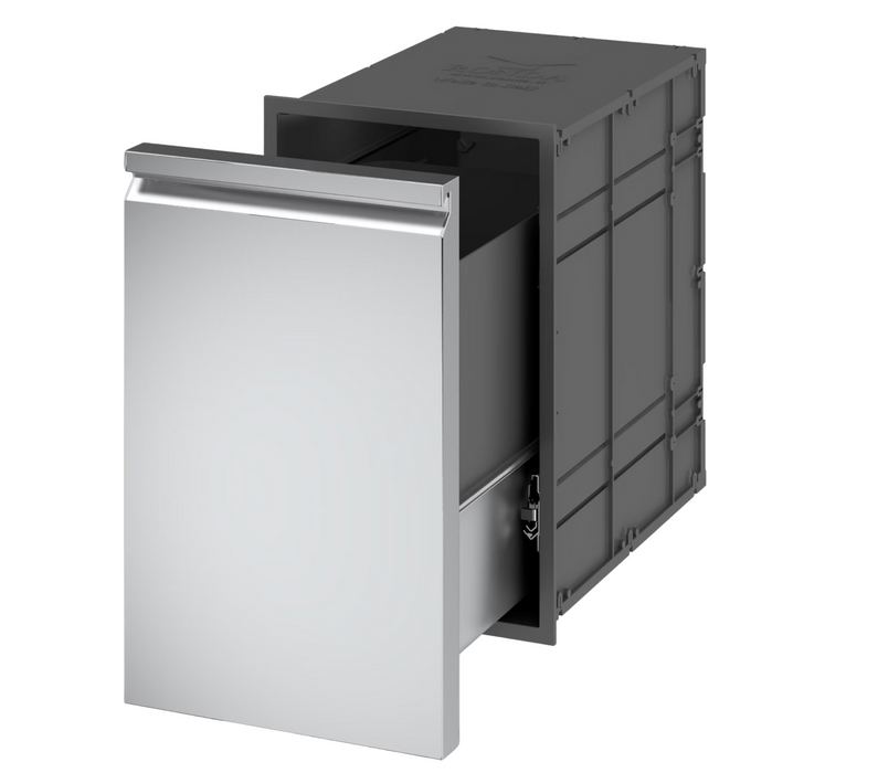 Ronda Pull-out Trash Drawer with Magnetic Gasket W413mm x H654mm