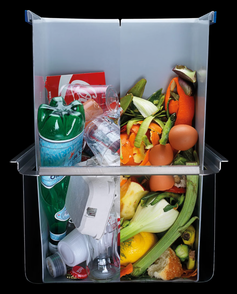 Ronda Pull-out Trash Drawer with Magnetic Gasket W413mm x H654mm