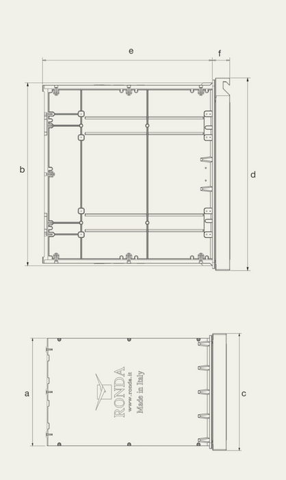 Ronda Pull-out Trash Drawer with Magnetic Gasket W413mm x H654mm