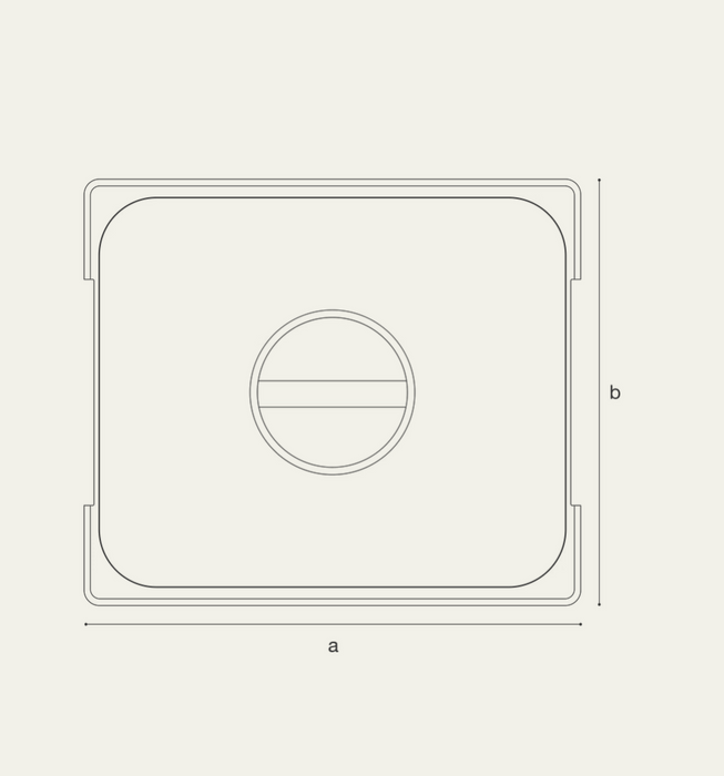 Food Container Lid with Silicon Gaskets