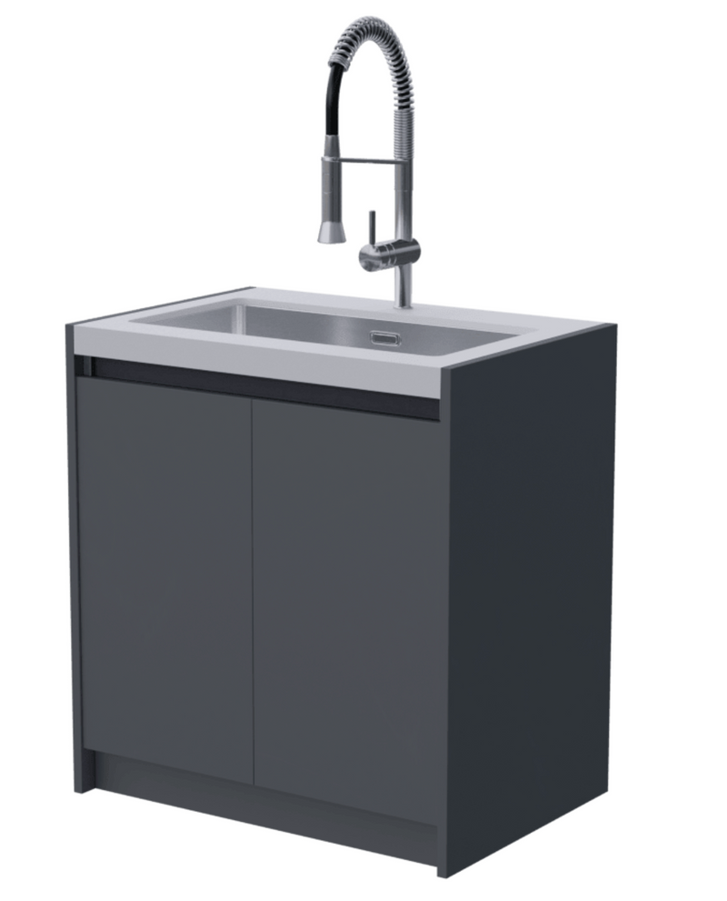 Whistler Fairford Outdoor Kitchen Grey Sink 80cm