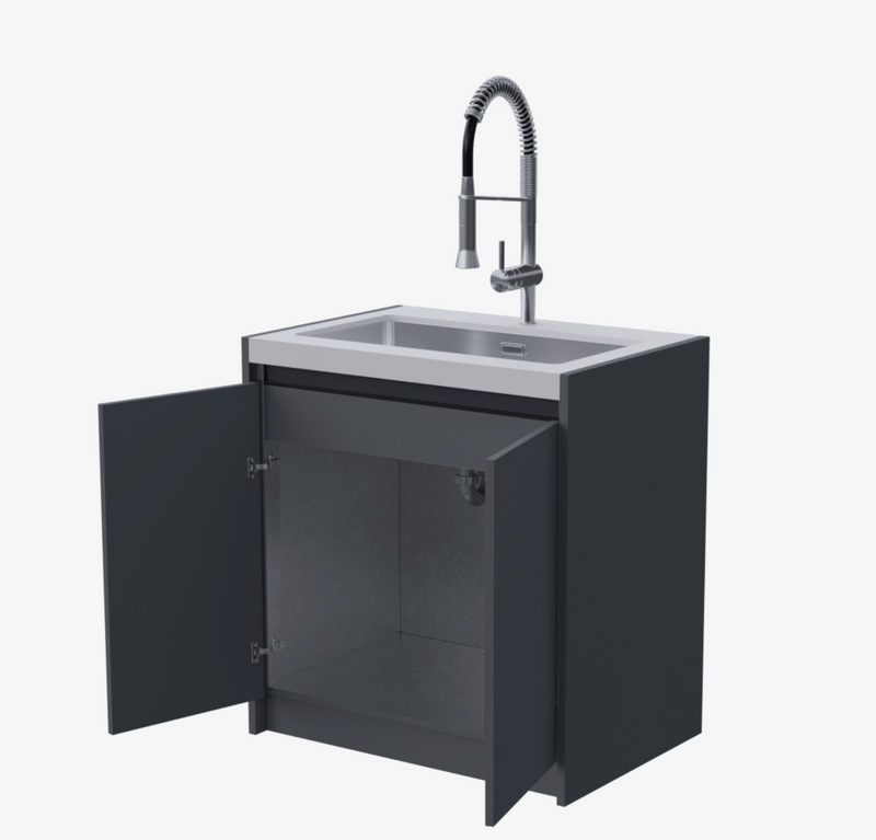 Whistler Fairford Outdoor Kitchen Grey Sink 80cm