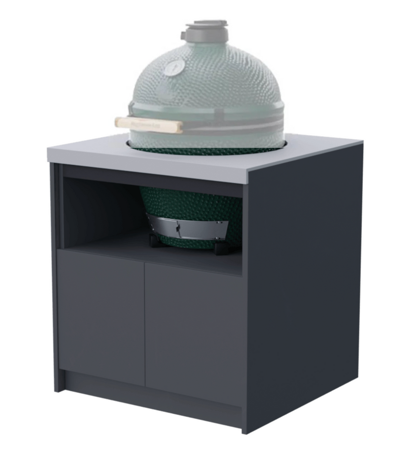 Whistler Fairford Outdoor Kitchen Grey Kamado Cabinet | BBQ not included