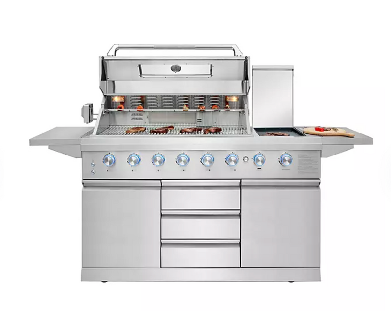 Norfolk Outdoor Kitchen Absolute 6B + Side Burner
