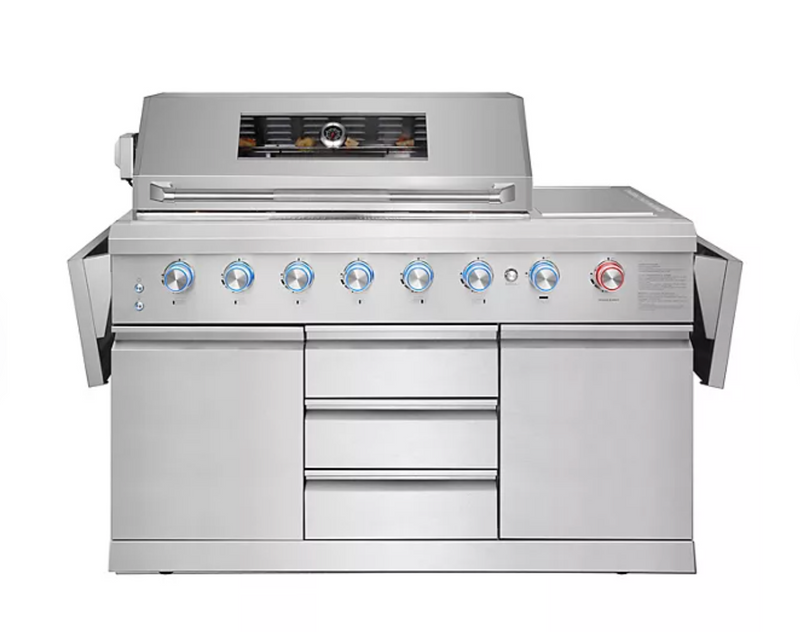 Norfolk Outdoor Kitchen Absolute 6B + Side Burner